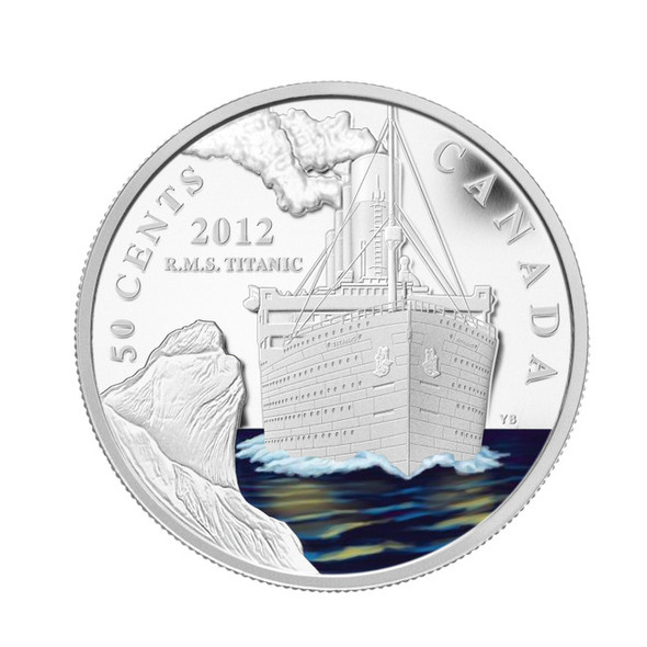2012 $10 FINE SILVER COIN - R.M.S TITANIC FINE SILVER COIN - West