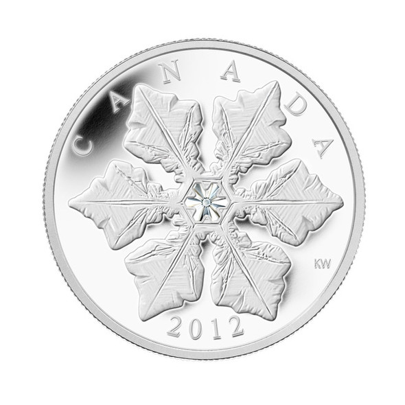 SALE) 2008 $20 FINE SILVER COIN - CRYSTAL SWAROVSKI AMETHYST