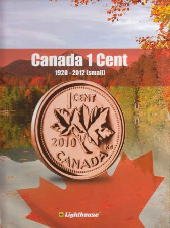 VISTA COIN BOOK CANADA 1 CENTS (PENNIES) - VOL 2 - 1920-2012 (SMALL)