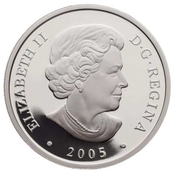 2005  $20 FINE SILVER COIN - NATURAL WONDERS - NORTHWEST TERRITORIES DIAMONDS