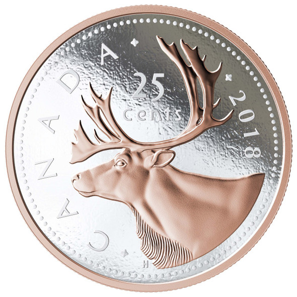 2018 5-OUNCE FINE SILVER COIN BIG COIN SERIES: 25-CENT COIN 2018 5-OUNCE FINE SILVER COIN BIG COIN SERIES: 25-CENT COIN