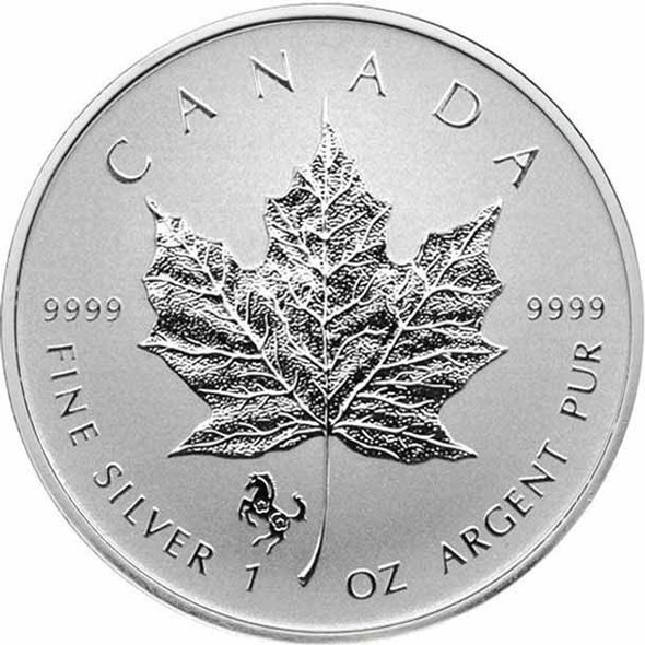 E-TRANSFER ONLY  1oz. 2014 CANADIAN YEAR OF THE HORSE PRIVY MARK SILVER MAPLE LEAF COIN