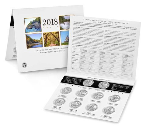 2016 AMERICA THE BEAUTIFUL PROOF QUARTER SET - US MINT - West