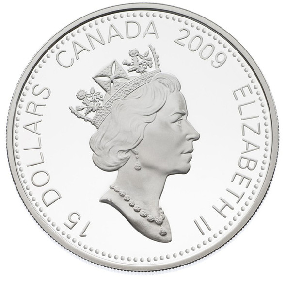 2009 $15 LUNAR SILVER & GOLD COIN - YEAR OF THE OX