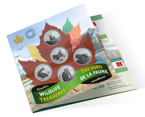 2019 5-COIN SET CANADA’S WILDLIFE TREASURES 2019 5-COIN SET CANADA’S WILDLIFE TREASURES
