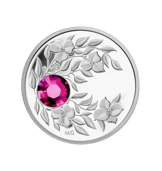 2012 $3 JANUARY (GARNET) FINE SILVER COIN CRYSTAL BIRTHSTONE COLLECTION 2012 $3 JANUARY (GARNET) FINE SILVER COIN CRYSTAL BIRTHSTONE COLLECTION
