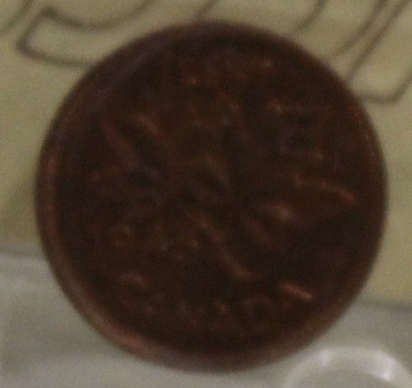 1945 CIRCULATION 1-CENT COIN - BROWN AND RED - MS-63