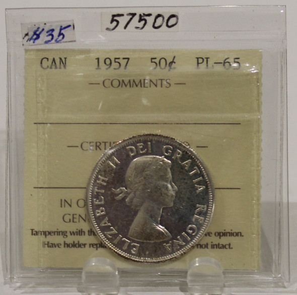 1957 CIRCULATION 50-CENT COIN - PL65