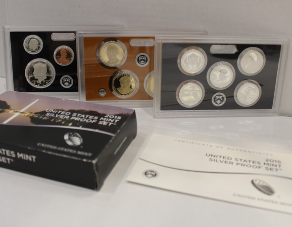 2015 UNITED STATES MINT SILVER PROOF SET