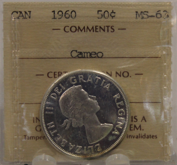 1960 CIRCULATION 50-CENT COIN - PL65
