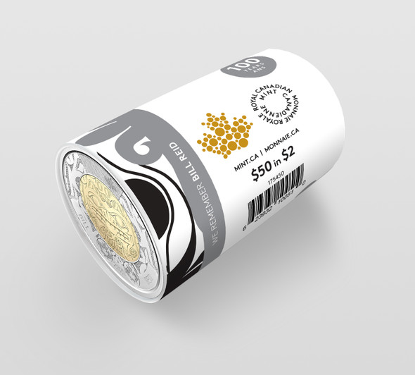 2020 $2 BILL REID SPECIAL WRAP ROLL COLLECTION (UNCOLOURED) 2020 $2 BILL REID SPECIAL WRAP ROLL COLLECTION (UNCOLOURED)