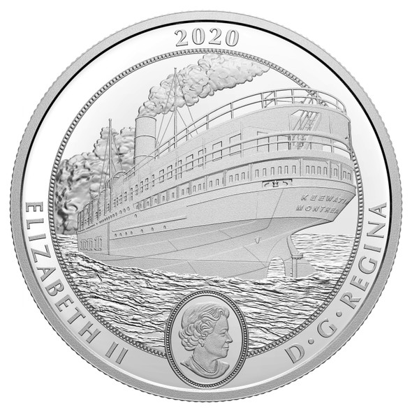 2020 $30 FINE SILVER COIN SS KEEWATIN