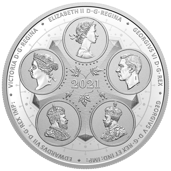 2021 $50 FINE SILVER COIN – THE FIRST 100 YEARS OF CONFEDERATION: CANADA TAKES WING 