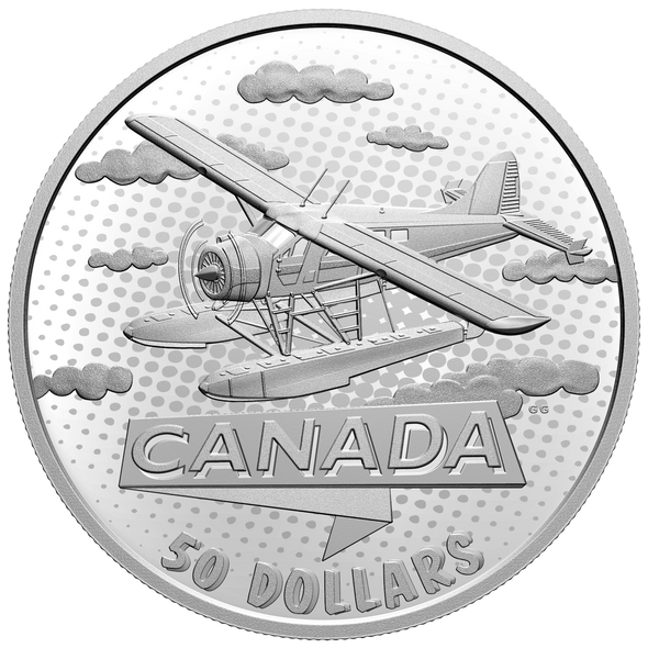 2021 $50 FINE SILVER COIN – THE FIRST 100 YEARS OF CONFEDERATION: CANADA TAKES WING 