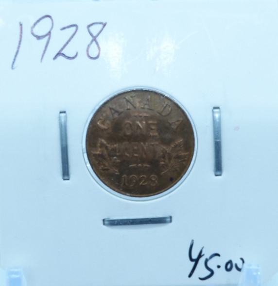 1928 CANADA CIRCULATION ONE CENT - UNGRADED