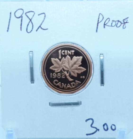 1982 CANADA CIRCULATION ONE CENT - UNGRADED (2619)