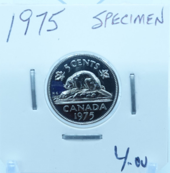 1975 CANADA CIRCULATION FIVE CENTS - UNGRADED (2555)