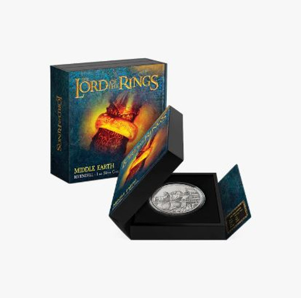  2022 2$ FINE SILVER COIN THE LORD OF THE RINGS- RIVENDELL