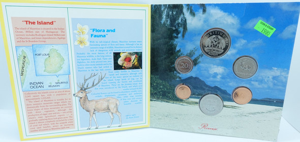1987 MAURITIUS - BRILLIANT UNCIRCULATED COIN COLLECTION 
