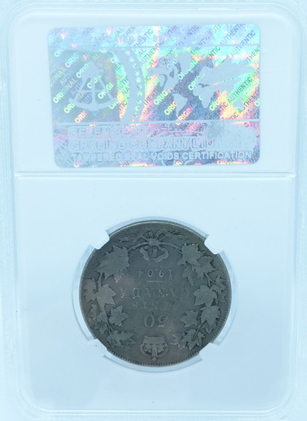 1904 50 CENT CANADA – G 4 – GRADED (350-007)