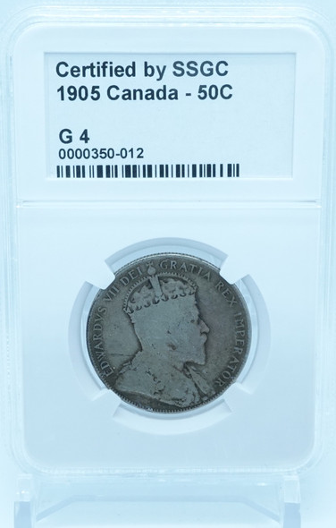 1905 50 CENT CANADA – G 4 – GRADED (350-012)