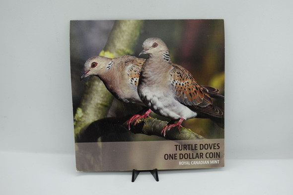 2014 $1 TWO TURTLE DOVES COLLECTORS COIN