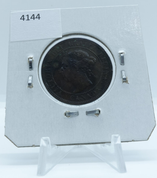 1897 CIRCULATION CANADIAN 1-CENT OBVERSE 4