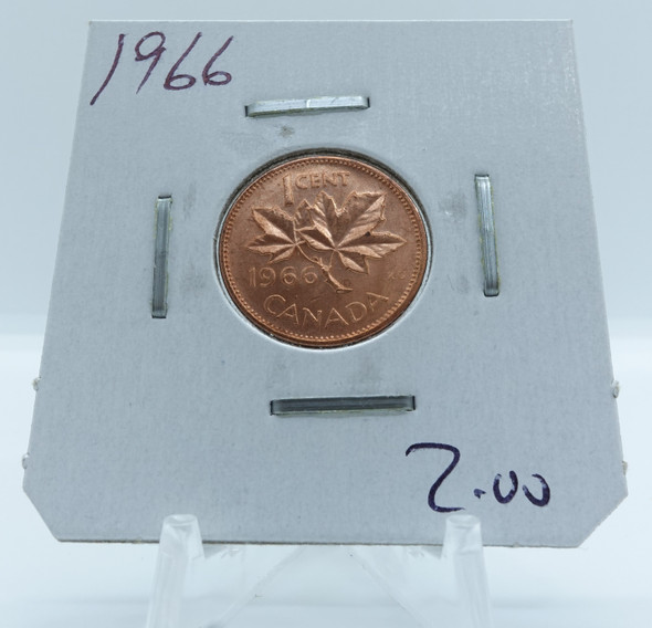 1966 CIRCULATION CANADIAN 1-CENT