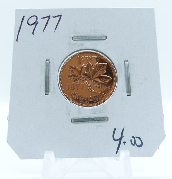 1977 CIRCULATION CANADIAN 1-CENT