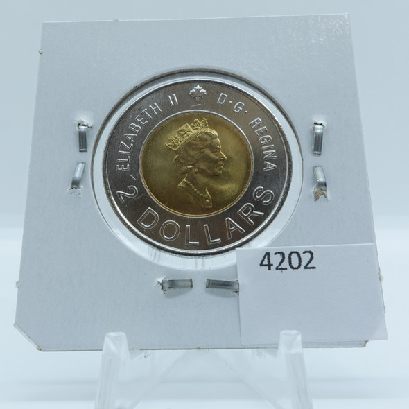 2000 CIRCULATION CANADIAN TOONIE COMMEMORATIVE KNOWLEDGE