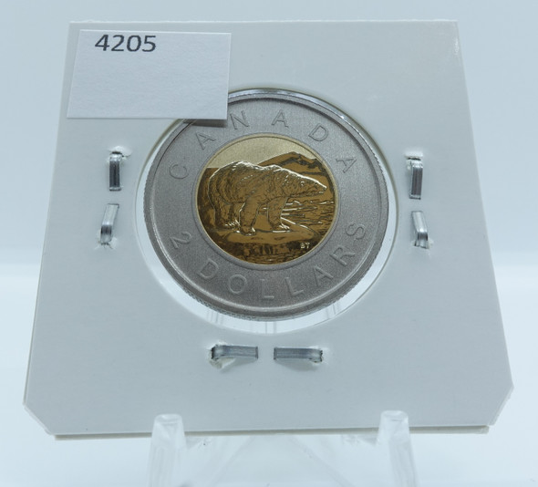 2012 CIRCULATION CANADIAN TOONIE SPECIMEN LOGO 