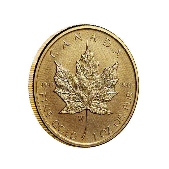 (E-TRANSFER ONLY) 2021 $50 PURE GOLD  MAPLE LEAF: W MINT MARK 