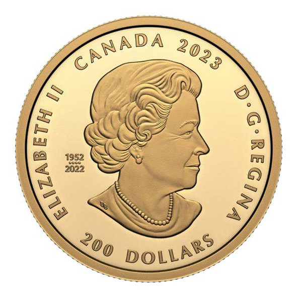 (E-TRANSFER ONLY) 2023 $200 ULTRA-HIGH RELIEF PURE GOLD COIN PURELY BRILLIANT COLLECTION: DE BEERS IDEAL HEART