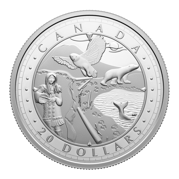 2024 $20 FINE SILVER COIN THIS IS CANADA: WONDROUS WATERS – ARCTIC COAST