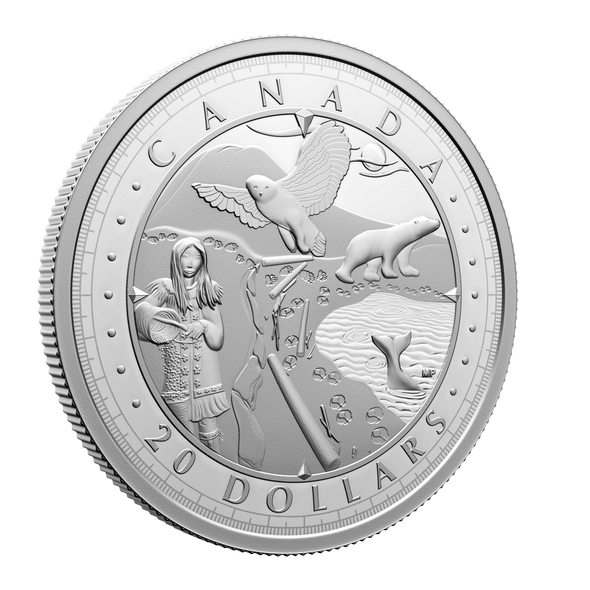 2024 $20 FINE SILVER COIN THIS IS CANADA: WONDROUS WATERS – ARCTIC COAST