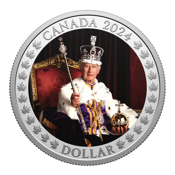 2024 SPECIAL EDITION PROOF SILVER DOLLAR ANNIVERSARY OF HIS MAJESTY KING CHARLES III'S CORONATION