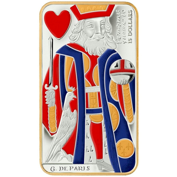 コレクション Playing Card Money Series Jack of Hearts 2008 $15 Playing Card Money: Jack of Hearts - Sterling