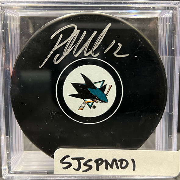 SAN JOSE SHARKS - PATRICK MARLEAU AUTO PUCK