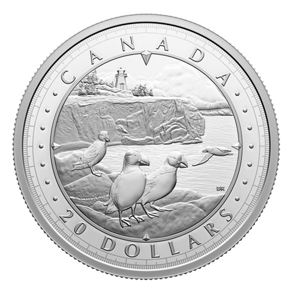 2024 $20 FINE SILVER COIN - THIS IS CANADA: WONDROUS WATERS - ATLANTIC COAST