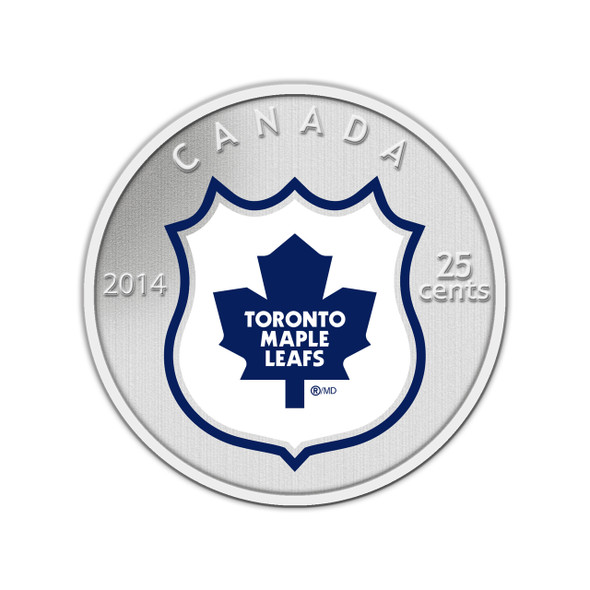 2014 25-CENT NHL COIN AND STAMP GIFT SET TORONTO MAPLE LEAFS