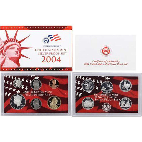 2004 - UNITED STATES MINT SILVER PROOF SET