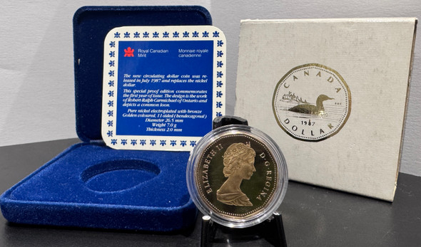 1987 $1 CANADIAN DOLLAR