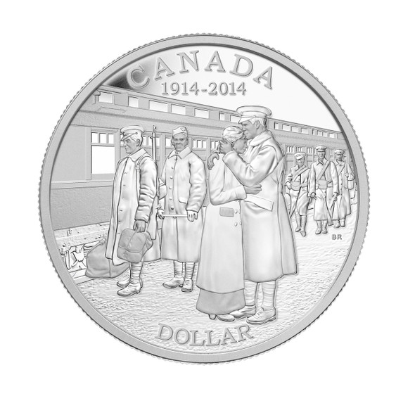 2014 $1 PROOF SILVER 100TH ANN. OF THE DECLARATION OF THE FIRST WORLD WAR 2014 $1 PROOF SILVER 100TH ANN. OF THE DECLARATION OF THE FIRST WORLD WAR