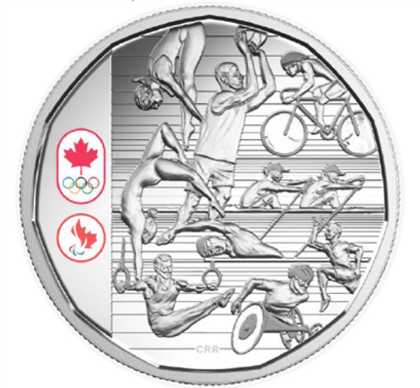 2016 LIMITED EDITION PROOF SILVER DOLLAR CELEBRATING CANADIAN ATHLETES (SALE)