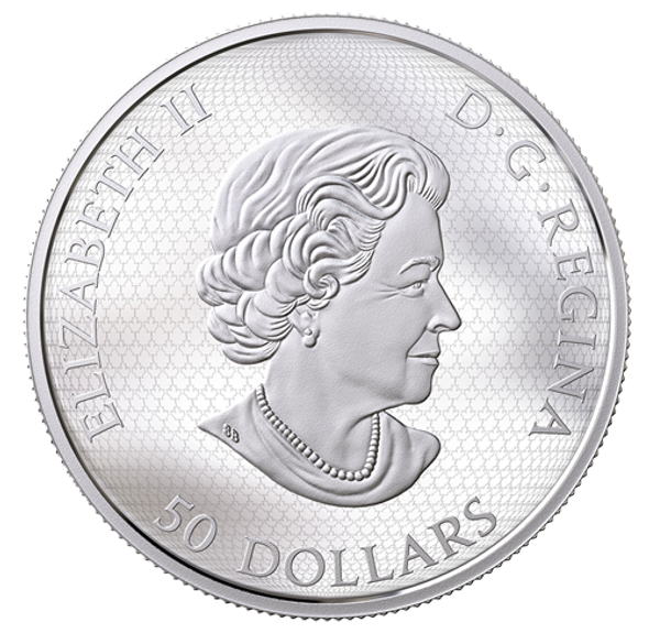 2017 $50 CANADIAN ICONS FINE SILVER COIN