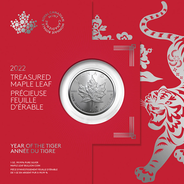 2022 $5 TREASURED MAPLE LEAF