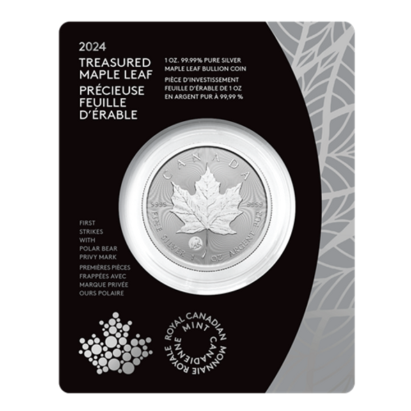 2024 $5 TREASURED MAPLE LEAF (PREMIUM BULLION)