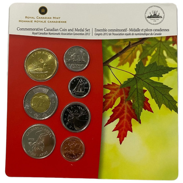 2012 COMMEMORATIVE CANADIAN COIN AND MEDAL SET 2012 COMMEMORATIVE CANADIAN COIN AND MEDAL SET
