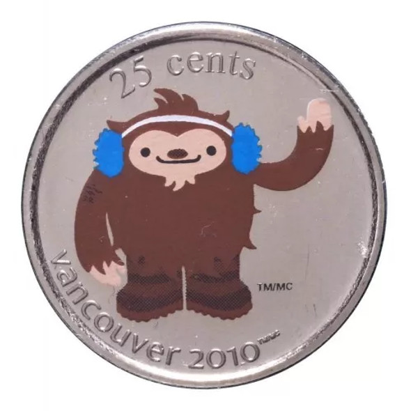 2010 25c QUATCHI: MEET THE VANCOUVER MASCOTS!