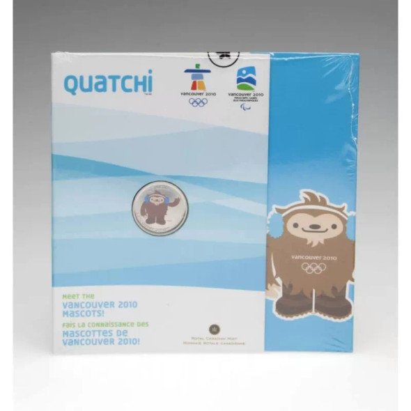 2010 25c QUATCHI: MEET THE VANCOUVER MASCOTS!